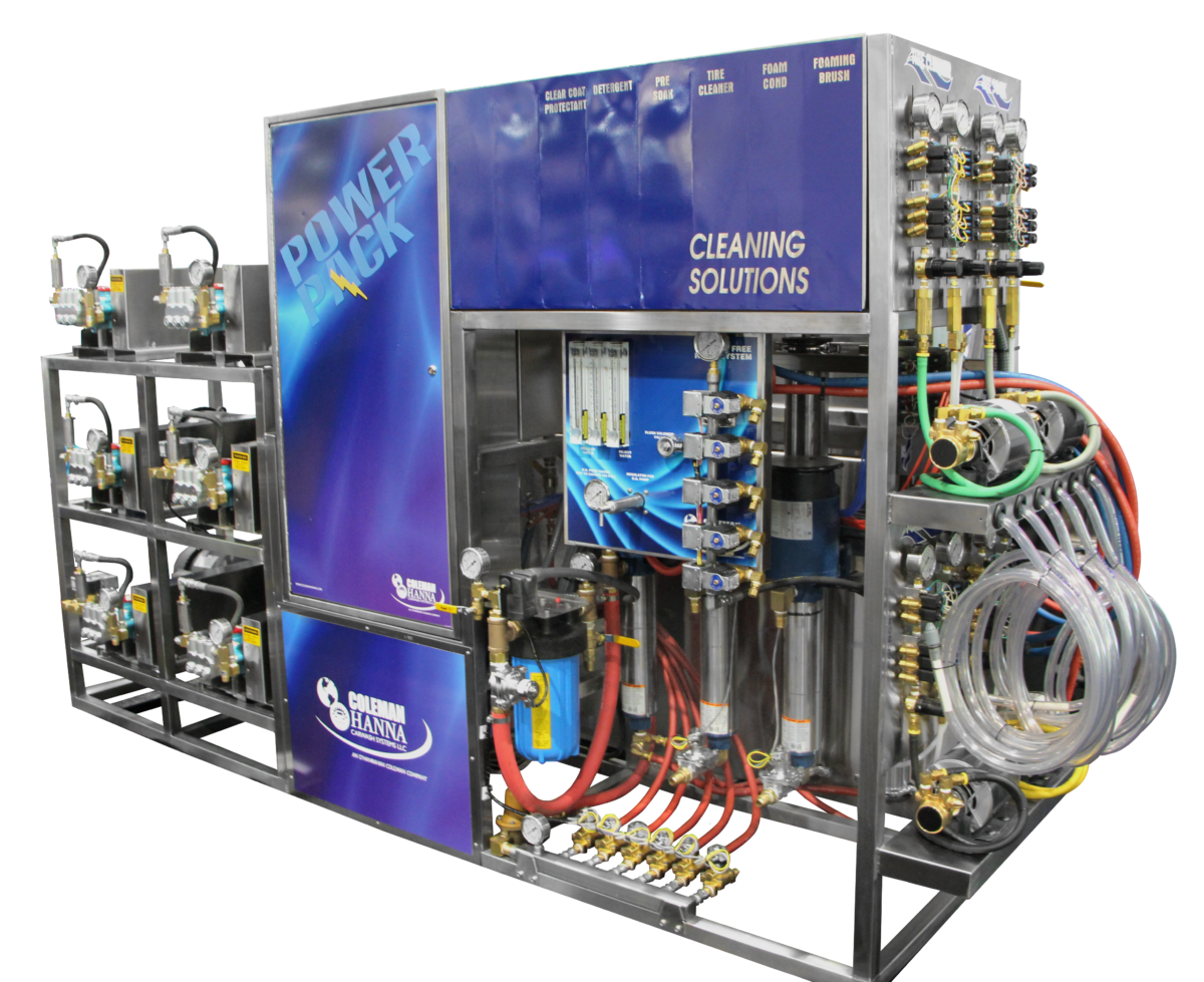 High Pressure Pumping Units Coleman Hanna Carwash Systems
