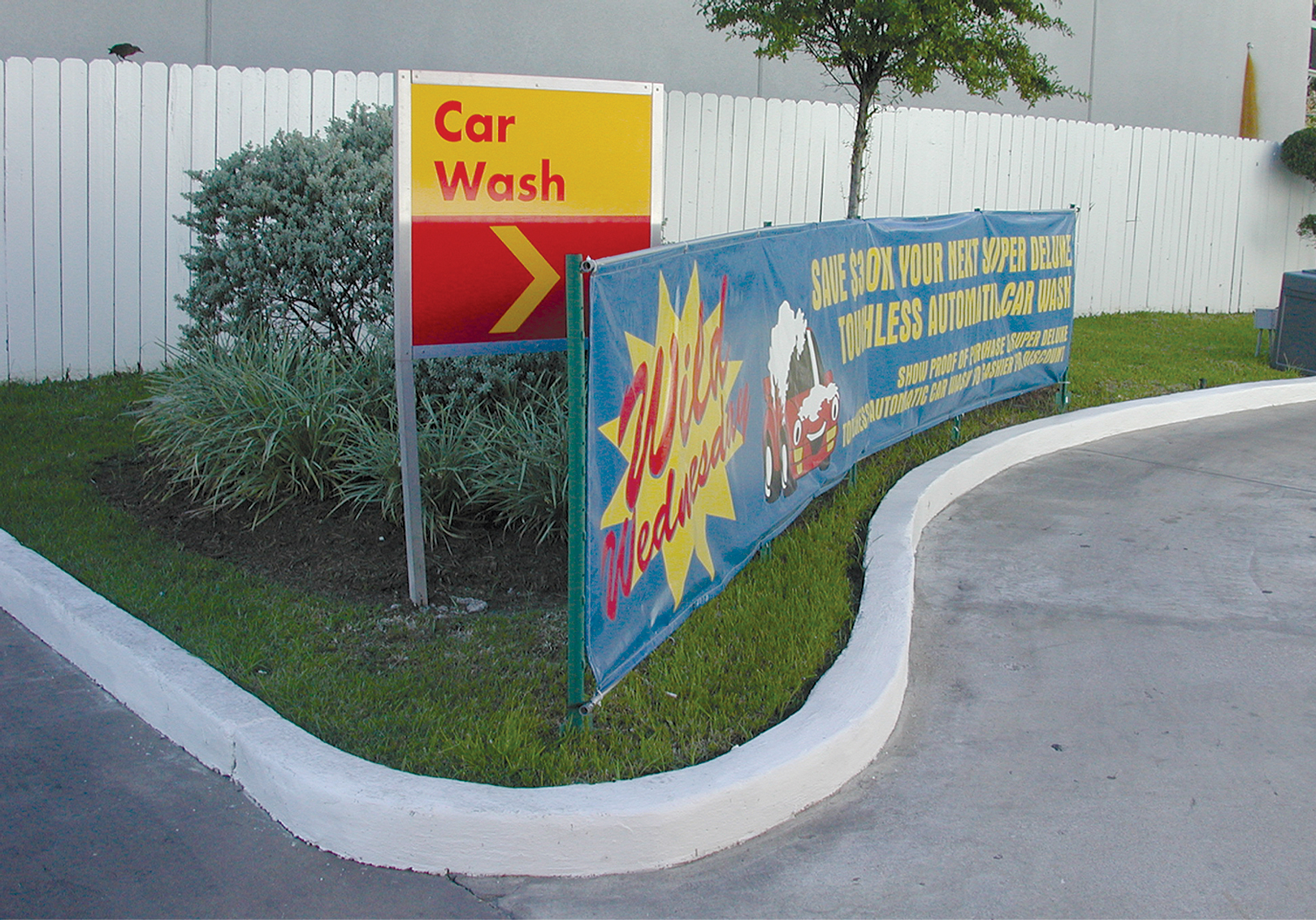 car wash signs